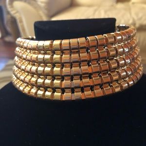 Gold choker